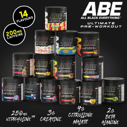 ABE All Black Everything - Extremely Potent Pre-Workout Powder 375 Gr.