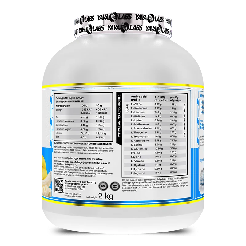 PROTEÍNA DE SUERO DE LECHE ELITE 2 KG
